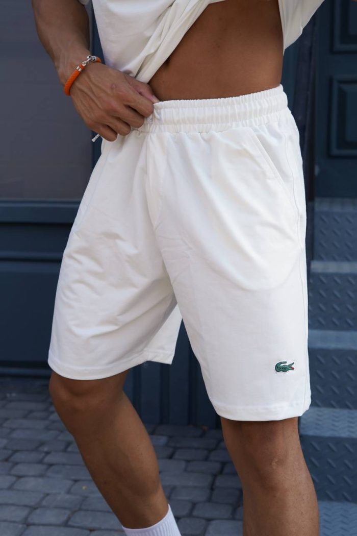 ست تیشرت شلوارک LACOSTE دورس