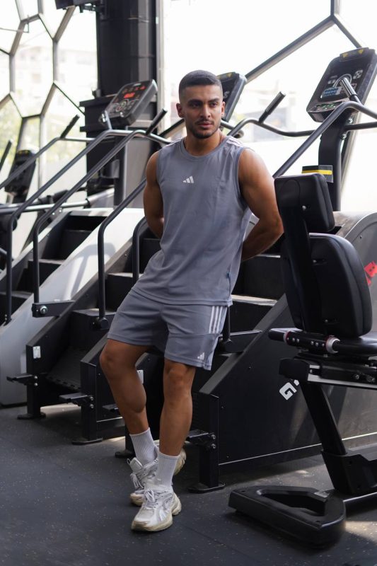 ست حلقه ای شلوارک آدیداس بیسکوییتی