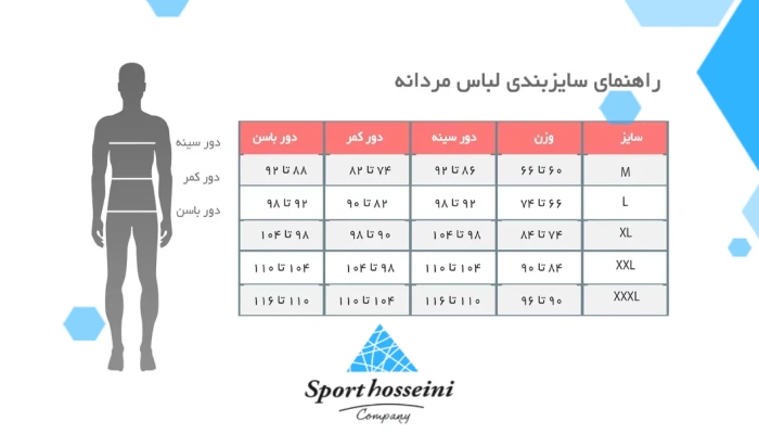 اندازه‌گیری دقیق سایز برای آزادی حرکت بدون محدودیت